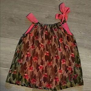 Enyce Pink and Green Camo Kids One Piece